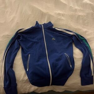 Lacoste Royal Blue Jacket with Green Accents